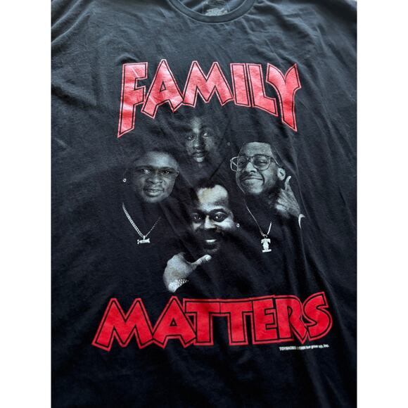 RARE Toy Snobs Family Matters Tee 4X 90s Tribute Graphic T-Shirt Limited Drop - Picture 2 of 5